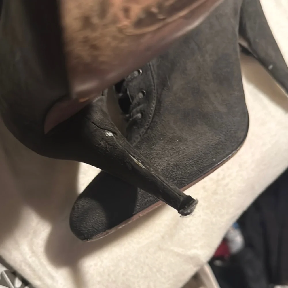 Prada Suede Knee-High Boots 39.5 - Picture 5 of 9